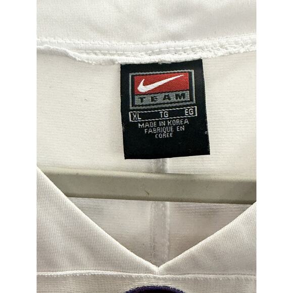 Nike Team Clemson Tigers #5 Uiagalelei Jersey XL White ACC Patch Fair Condition - Picture 12 of 15